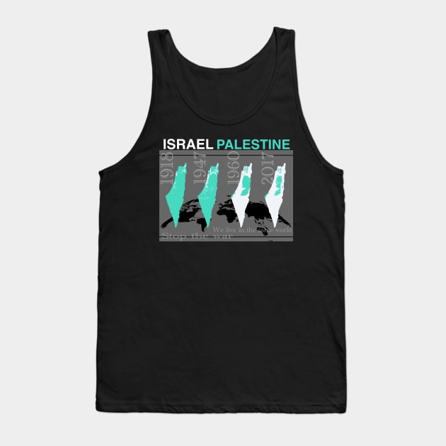 Israel Palestine Tank Top by Arnond